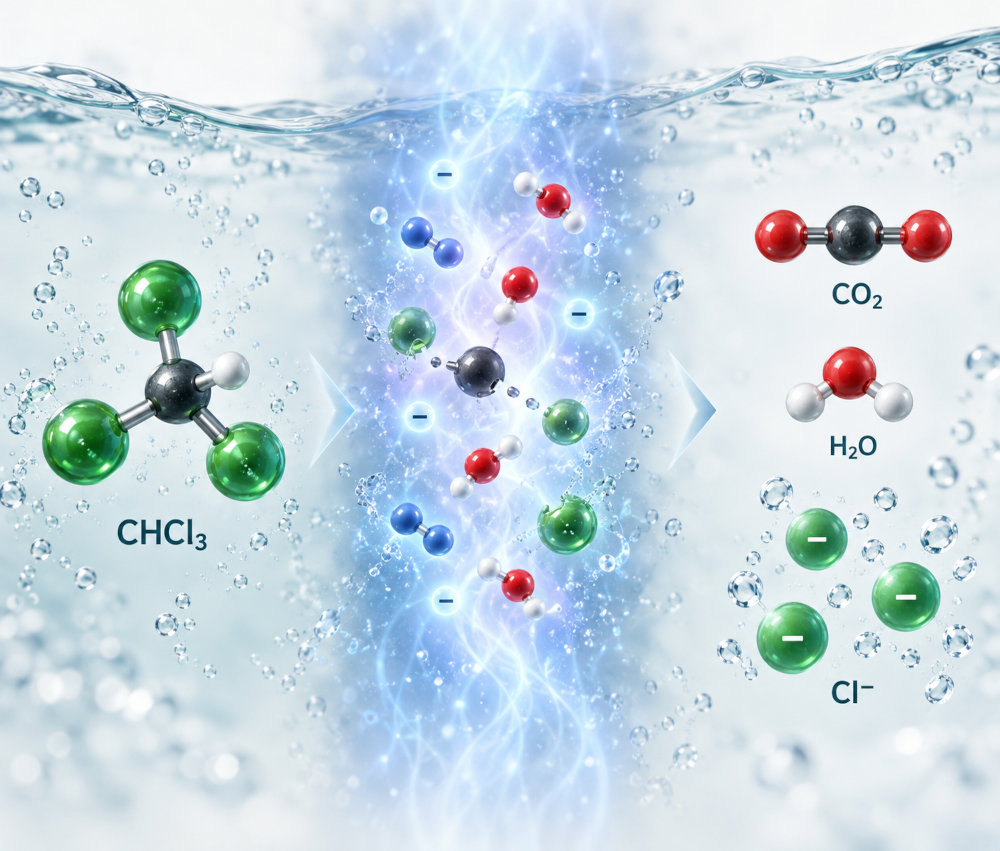 Mineralizzazione del cloroformio mediante Plasma NTP in CO₂, acqua e cloruri inorganici